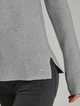Pullover mit Strickmuster - Frauen - Silver Grey Melange Pullover mit Strickmuster - Frauen - Silver Grey Melange - 9 - TOM TAILOR