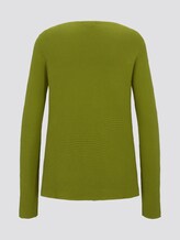 Trui met gebreid patroon - Vrouwen - wood green Trui met gebreid patroon - Vrouwen - wood green - 8 - TOM TAILOR