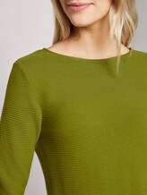 Trui met gebreid patroon - Vrouwen - wood green Trui met gebreid patroon - Vrouwen - wood green - 9 - TOM TAILOR