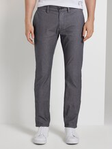 Travis Slim Chino - Männer - sky blue yarn dye structure Travis Slim Chino - Männer - sky blue yarn dye structure - 1 - TOM TAILOR