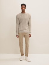 Travis Slim Chino - Männer - cement yarn dye structure Travis Slim Chino - Männer - cement yarn dye structure - 1 - TOM TAILOR