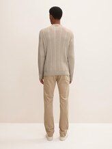 Travis Slim Chino - Männer - cement yarn dye structure Travis Slim Chino - Männer - cement yarn dye structure - 2 - TOM TAILOR