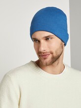 Beanie made partly of cashmere - Men - strong blue Beanie made partly of cashmere - Men - strong blue - 5 - TOM TAILOR