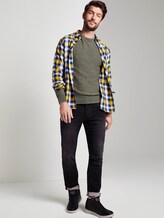 Sweater im washed-look - Männer - Mud Olive Sweater im washed-look - Männer - Mud Olive - 3 - TOM TAILOR
