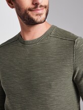 Sweater im washed-look - Männer - Mud Olive Sweater im washed-look - Männer - Mud Olive - 9 - TOM TAILOR