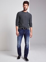 Sweater in washed-look - Mannen - Sky Captain Blue Sweater in washed-look - Mannen - Sky Captain Blue - 3 - TOM TAILOR