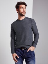 Sweater in washed-look - Mannen - Sky Captain Blue Sweater in washed-look - Mannen - Sky Captain Blue - 5 - TOM TAILOR