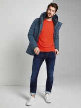 Sweater im washed-look - Männer - orange red Sweater im washed-look - Männer - orange red - 3 - TOM TAILOR