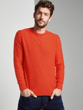 Sweater im washed-look - Männer - orange red Sweater im washed-look - Männer - orange red - 5 - TOM TAILOR
