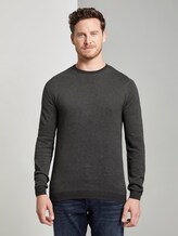 Gestreepte gebreide trui - Mannen - anthra grey fine stripe Gestreepte gebreide trui - Mannen - anthra grey fine stripe - 1 - TOM TAILOR