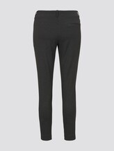 Checked trousers, ankle length - Women - black grey small check Checked trousers, ankle length - Women - black grey small check - 8 - TOM TAILOR