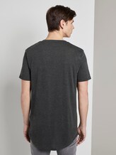 T-Shirt mit geteiltem Farbprint - Männer - Woodland Green T-Shirt mit geteiltem Farbprint - Männer - Woodland Green - 2 - TOM TAILOR Denim
