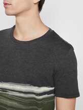T-Shirt mit geteiltem Farbprint - Männer - Woodland Green T-Shirt mit geteiltem Farbprint - Männer - Woodland Green - 9 - TOM TAILOR Denim