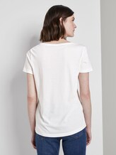 T-Shirt mit Print - Frauen - Whisper White T-Shirt mit Print - Frauen - Whisper White - 2 - TOM TAILOR