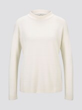 Pullover mit Strickmuster - Frauen - Whisper White Pullover mit Strickmuster - Frauen - Whisper White - 7 - TOM TAILOR