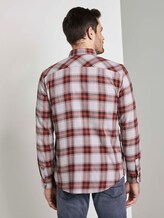 Kariertes Hemd - Männer - burgundy navy fil a fil check Kariertes Hemd - Männer - burgundy navy fil a fil check - 2 - TOM TAILOR