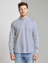 Gemustertes Hemd - Männer - light blue geometrical design Gemustertes Hemd - Männer - light blue geometrical design - 1 - TOM TAILOR