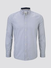 Gemustertes Hemd - Männer - light blue geometrical design Gemustertes Hemd - Männer - light blue geometrical design - 7 - TOM TAILOR