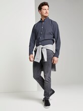 Gemustertes Hemd - Männer - navy red geometrical design Gemustertes Hemd - Männer - navy red geometrical design - 3 - TOM TAILOR
