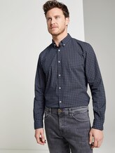 Gemustertes Hemd - Männer - navy red geometrical design Gemustertes Hemd - Männer - navy red geometrical design - 5 - TOM TAILOR