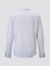 Gemustertes Hemd - Männer - white navy minimal design Gemustertes Hemd - Männer - white navy minimal design - 8 - TOM TAILOR