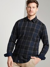 Kariertes Hemd - Männer - black navy big check Kariertes Hemd - Männer - black navy big check - 5 - TOM TAILOR