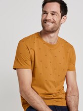 T-Shirt mit Allover-Print - Männer - yellow scattered blades design T-Shirt mit Allover-Print - Männer - yellow scattered blades design - 5 - TOM TAILOR