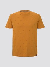 T-Shirt mit Allover-Print - Männer - yellow scattered blades design T-Shirt mit Allover-Print - Männer - yellow scattered blades design - 7 - TOM TAILOR