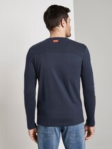 Kylin: Langarmshirt mit Print - Männer - Sky Captain Blue Kylin: Langarmshirt mit Print - Männer - Sky Captain Blue - 2 - TOM TAILOR