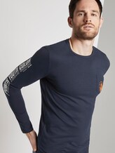 Kylin: Langarmshirt mit Print - Männer - Sky Captain Blue Kylin: Langarmshirt mit Print - Männer - Sky Captain Blue - 5 - TOM TAILOR
