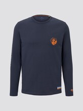 Kylin: Langarmshirt mit Print - Männer - Sky Captain Blue Kylin: Langarmshirt mit Print - Männer - Sky Captain Blue - 7 - TOM TAILOR