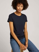 Basic T-Shirt - Frauen - Sky Captain Blue Basic T-Shirt - Frauen - Sky Captain Blue - 5 - TOM TAILOR