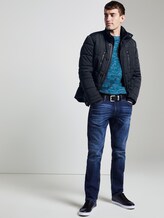 Pullover in Melange-Optik - Männer - teal black multi structure Pullover in Melange-Optik - Männer - teal black multi structure - 3 - TOM TAILOR