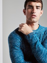 Pullover in Melange-Optik - Männer - teal black multi structure Pullover in Melange-Optik - Männer - teal black multi structure - 9 - TOM TAILOR