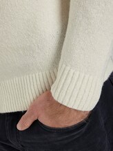Schlichter Strickpullover - Männer - vanilla white Schlichter Strickpullover - Männer - vanilla white - 10 - TOM TAILOR
