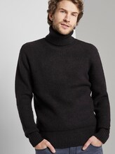 Rollkragenpullover mit Strickmuster - Männer - Magnet Rollkragenpullover mit Strickmuster - Männer - Magnet - 5 - TOM TAILOR