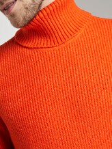 Rollkragenpullover mit Strickmuster - Männer - caramel orange Rollkragenpullover mit Strickmuster - Männer - caramel orange - 9 - TOM TAILOR