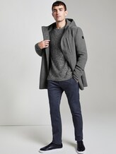 Pullover mit Strickmuster - Männer - black light grey white mouline Pullover mit Strickmuster - Männer - black light grey white mouline - 3 - TOM TAILOR