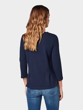 Sweater with submarine neckline - Women - Sky Captain Blue Sweater with submarine neckline - Women - Sky Captain Blue - 2 - TOM TAILOR