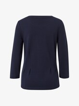 Sweater with submarine neckline - Women - Sky Captain Blue Sweater with submarine neckline - Women - Sky Captain Blue - 8 - TOM TAILOR
