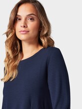 Sweater with submarine neckline - Women - Sky Captain Blue Sweater with submarine neckline - Women - Sky Captain Blue - 9 - TOM TAILOR