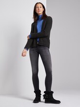 Gebreid jack in boucle-look - Vrouwen - Deep Black Gebreid jack in boucle-look - Vrouwen - Deep Black - 3 - TOM TAILOR