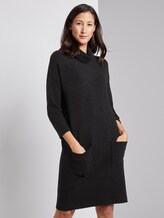 Strickkleid in Boucle-Optik - Frauen - Deep Black Strickkleid in Boucle-Optik - Frauen - Deep Black - 5 - TOM TAILOR
