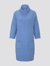 Strickkleid in Boucle-Optik - Frauen - sea blue melange Strickkleid in Boucle-Optik - Frauen - sea blue melange - 7 - TOM TAILOR