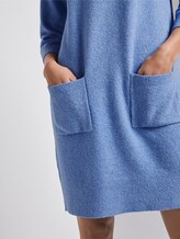 Strickkleid in Boucle-Optik - Frauen - sea blue melange Strickkleid in Boucle-Optik - Frauen - sea blue melange - 9 - TOM TAILOR
