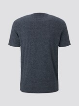 Strukturiertes T-shirt - Männer - navy white mock twist Strukturiertes T-shirt - Männer - navy white mock twist - 8 - TOM TAILOR