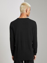 Strickpullover mit feiner Struktur - Männer - Black Strickpullover mit feiner Struktur - Männer - Black - 2 - TOM TAILOR Denim