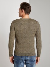 Strukturierter Pullover - Männer - navy mouline structure Strukturierter Pullover - Männer - navy mouline structure - 2 - TOM TAILOR