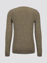Strukturierter Pullover - Männer - navy mouline structure Strukturierter Pullover - Männer - navy mouline structure - 8 - TOM TAILOR