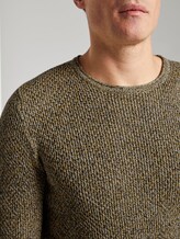 Strukturierter Pullover - Männer - navy mouline structure Strukturierter Pullover - Männer - navy mouline structure - 9 - TOM TAILOR